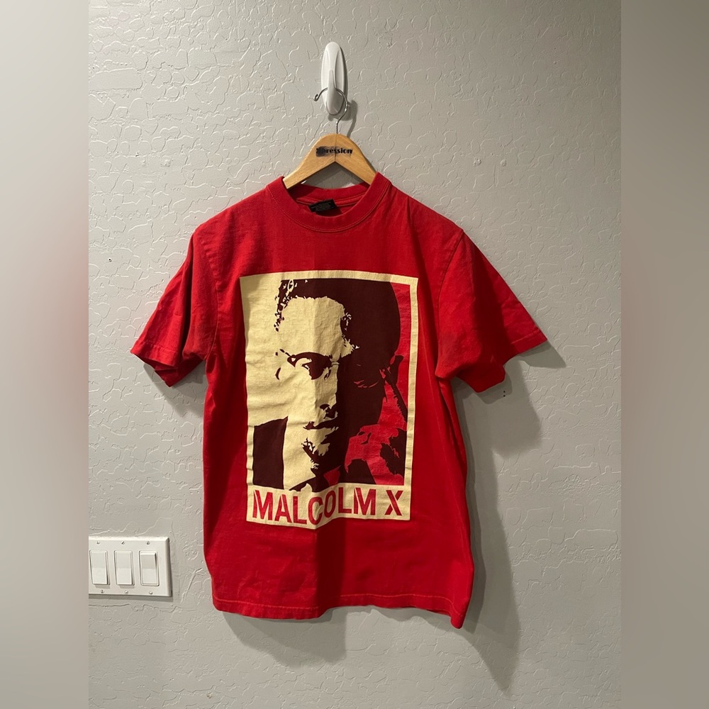 Vintage Malcolm‎ X “Propaganda” Leader Shirt Size Medium